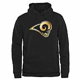 St.Louis Rams Pro Line Black Gold Collection Pullover Hoodie,baseball caps,new era cap wholesale,wholesale hats